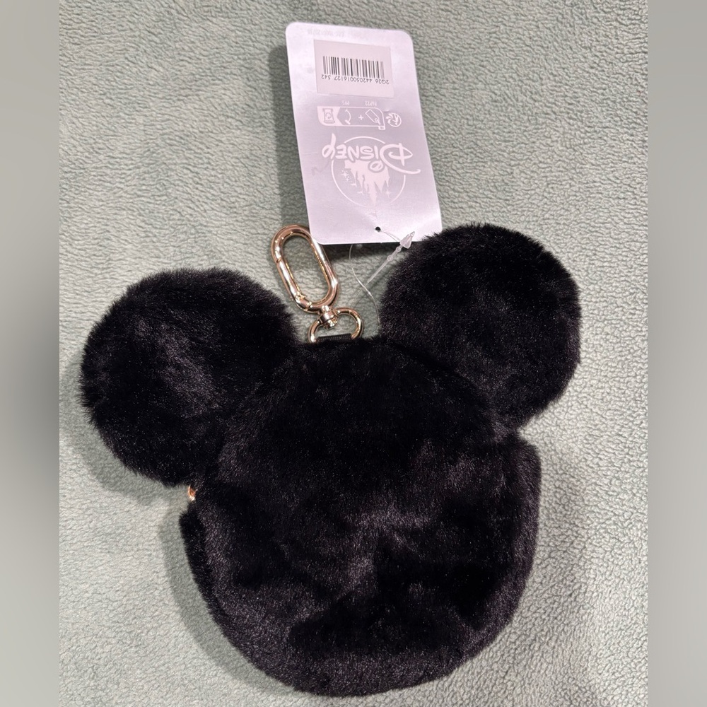 Disney Black Furry Coin Purse - NWT!! Sold as set or separately!